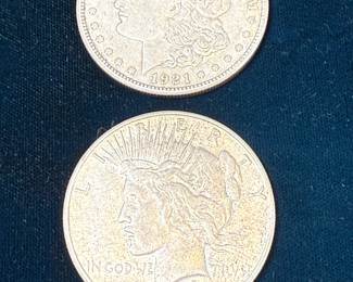 US Silver Dollars 1920s