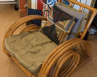 Bent wood chair