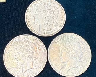 US Simver Dollars 1920s