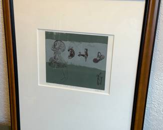 Artist signed lithograph
