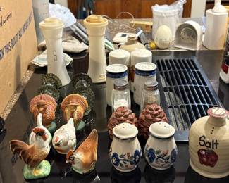 Salt and pepper shaker collection