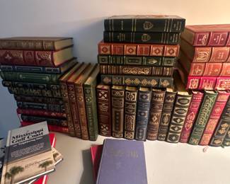 Leather bound books