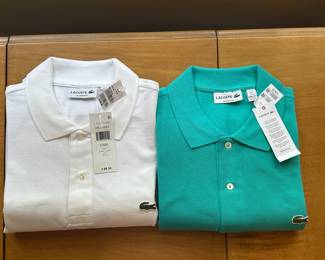 Lacoste Shirts size 2xl and Large