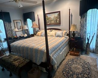 Council Craftsman Chippendale poster bed, king size