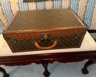 Louis Vuitton luggage, a late addition to the sale