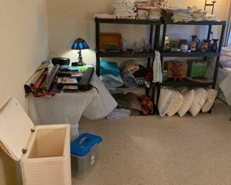 Linens and office supplies and more