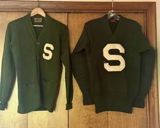 Vintage MSU Sweaters… Go Green!
