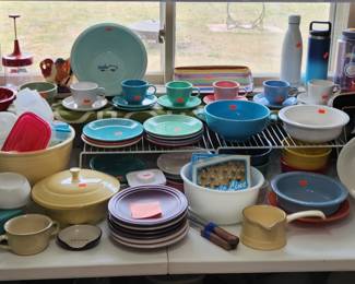Fiestaware, old and new