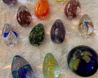 Glass Eye Studio eggs and glass balls