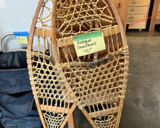 antique snowshoes