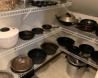 cast iron pots and pans