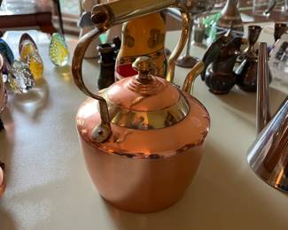 copper tea kettle