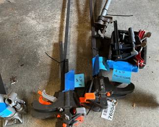 assorted clamps