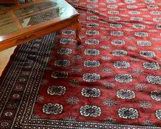 hand-knotted wool rug, great condition