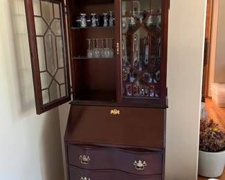 secretary desk with storage