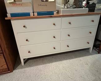 wood-top dresser, matches armoire
