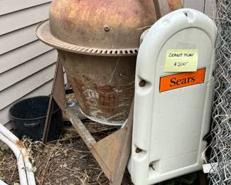 Sears electric cement mixer, heavy duty