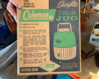 Vintage 1960's Coleman "cooler" for beverages