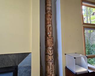 Not indigenous but done in the style of the Haida