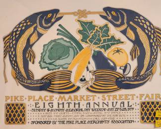 Rare Pike Place Market poster - Mint!