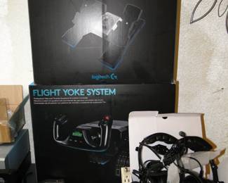 Flight Rudder Pedals, and Flight Yoke System