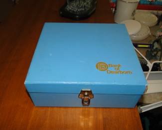 Get organized the vintage way with this Bank of Dearborn bill organizer