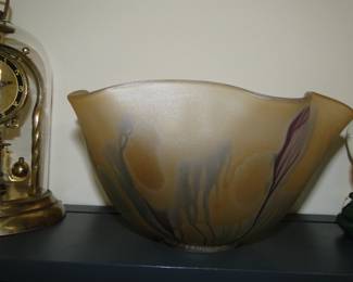 Beautiful hand crafted glass bowl