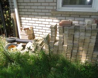 More and more free landscaping bricks, take one, take 100, take 1,000 or take them all