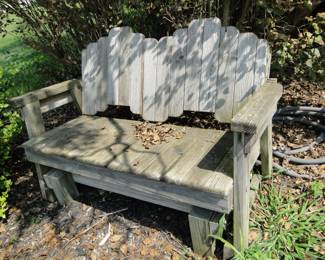 Comfy garden bench