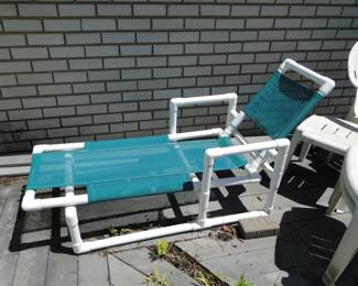 PVC pipe chase lounge, we also have the cushion too