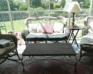 Wicker furniture set, buy the whole thing, or just a piece or two