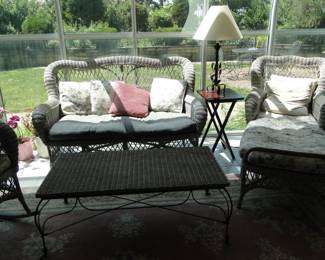 Wicker furniture, and more