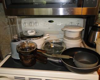 Pots and pans and choppers and more