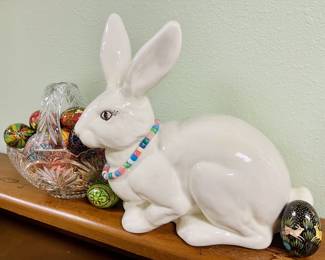 Holiday Room
Large Ceramic Bunny figurine