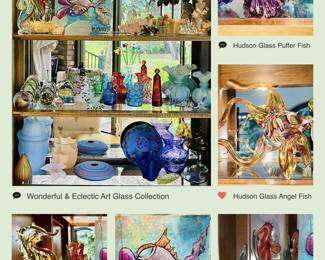 Glass Collection Cabinet in The Sunroom