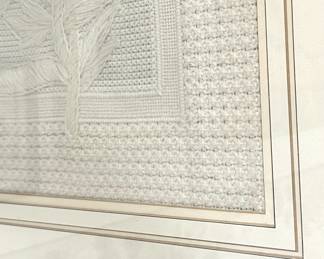 Guest Bed 1-
Detail pic of Whitework Crewel, Embroidery