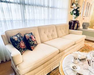 Formal Living Room
Off White Shelter Sofa upholstered in Ultra-suede