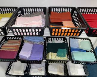 Linen "Lalapalooza" Closet in Guest Bed 3-
Dinner Napkins. Place Mats. Table runners