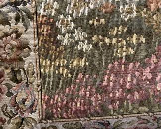 Vintage Italian Tapestry. Custom fit and framed.
A a Garden Terrace in Como.