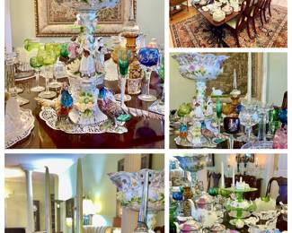 Formal Dining Room
Loaded with antique to vintage china and glass