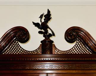Detail pic
Chippendale Style Mahogany Secretaire Breakfront
90"Long • 102"Tall • 17"Deep