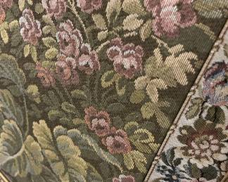 Vintage Italian Tapestry. Custom fit and framed.
A a Garden Terrace in Como.