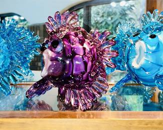 Hudson Art Glass Puffer Fish
