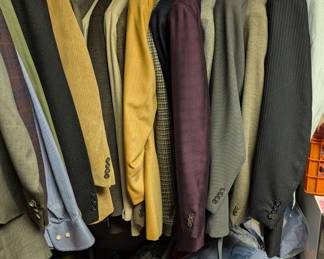 Italian suit and sport coats