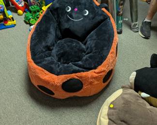 Bean bag ladybug chair