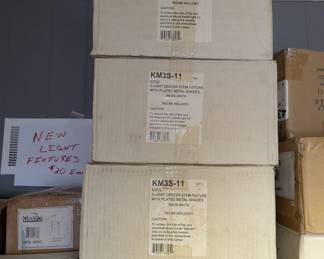 new in box light fixtures