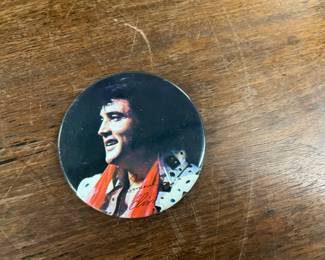 Elvis Presley Button Pin