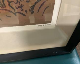 Framed 2000 Yong Hill Print