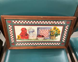 Framed Home Interiors Print