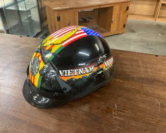 Vietnam Veteran Motorcycle Half Helmet